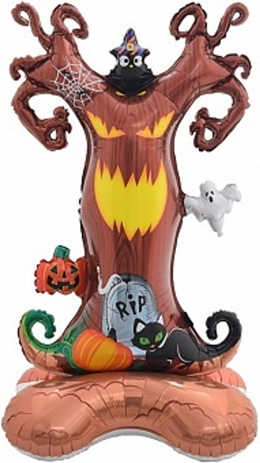 Шар 3D (58''/147 см) Фигура на подставке Дерево на Хэллоуин