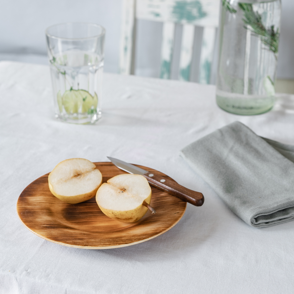 Тарелка Art of Siberia из сибирского кедра, детский набор, плоская, 19 см. T151