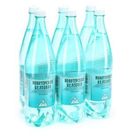 Минеральная вода "Новотерская целебная" 1,5 л. ПЭТ (6 шт. в упаковке)