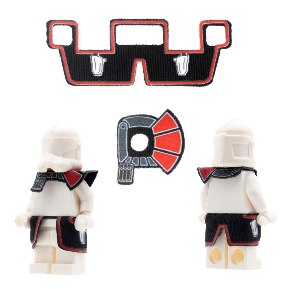 Комплект тканевых аксессуаров для клонов коммандеров (Цвета в ассортименте)