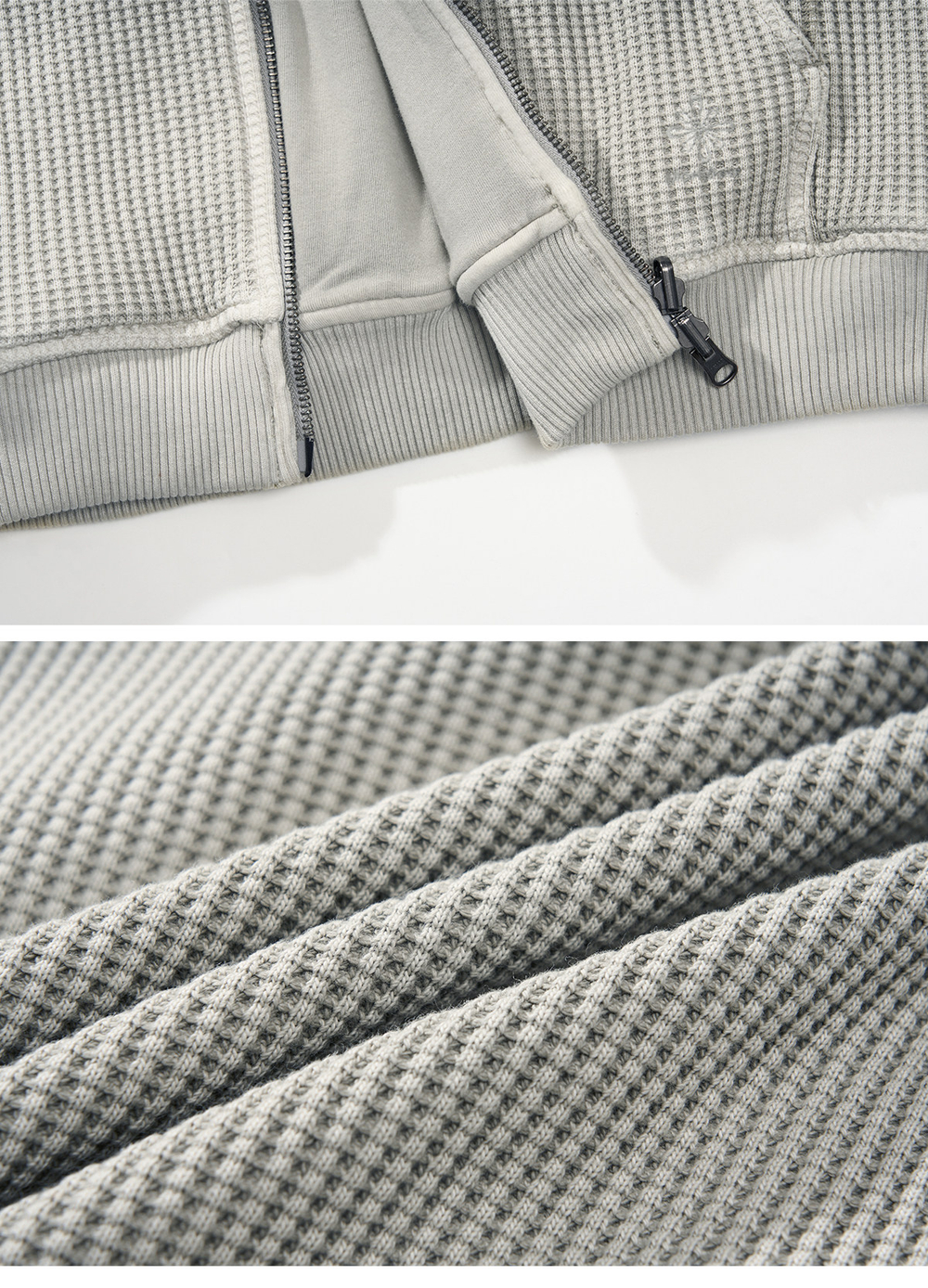 Худи Двухсторонний Nothomme Monterest vintage waffle knit reversible relaxed fit hooded