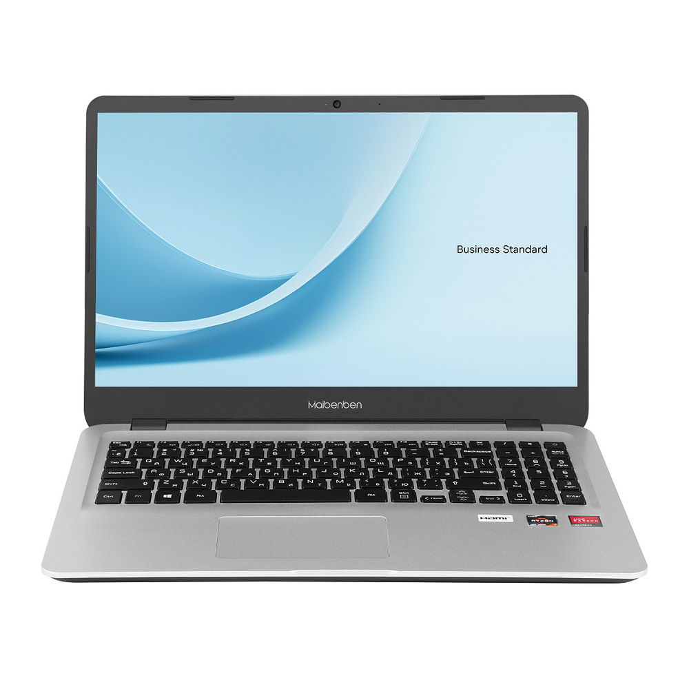 Ноутбук  Maibenben B115A 15.6 ", Ryzen 3, 8 Гб RAM, 512 Гб SSD, Radeon Graphics, Серебристый