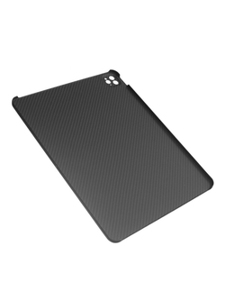 Чехол Сarbon Fiber Case c защитой камеры для iPad Pro 12.9 2020 / 2021