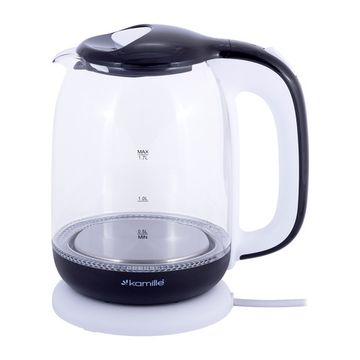Чайник электрический 1,7 л. стеклянный Kamille KM 1720B