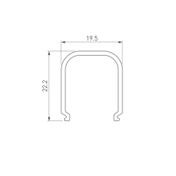 Экран ARH-WIDE-(B)-H20-2000 RRC Clear-PM (Arlight, Пластик) 018875