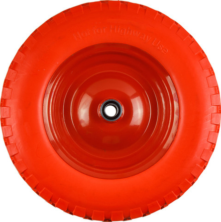 Колесо полиурет. 4.00-8" (подшипн. усил. ф35x20 мм, для оси 20x90мм)