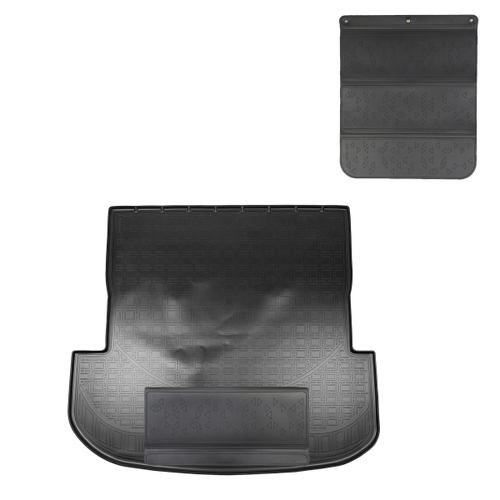 Коврик в багажник Norplast для Hyundai Palisade (2020-) Черный, сложенный 3 ряд, арт.NPA00-T31-481-APP