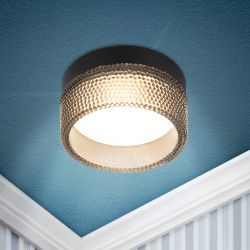 Светильник встраиваемый ЭРА DK97 BK/BK под лампу GX53 черный | Встраиваемые светильники Для ламп GX53