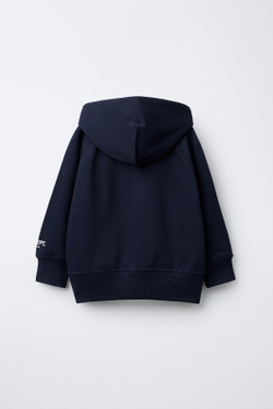 ZARA БАЗОВАЯ ТОЛСТОВКА НА МОЛНИИ, МОРСКОЙ СИНИЙ