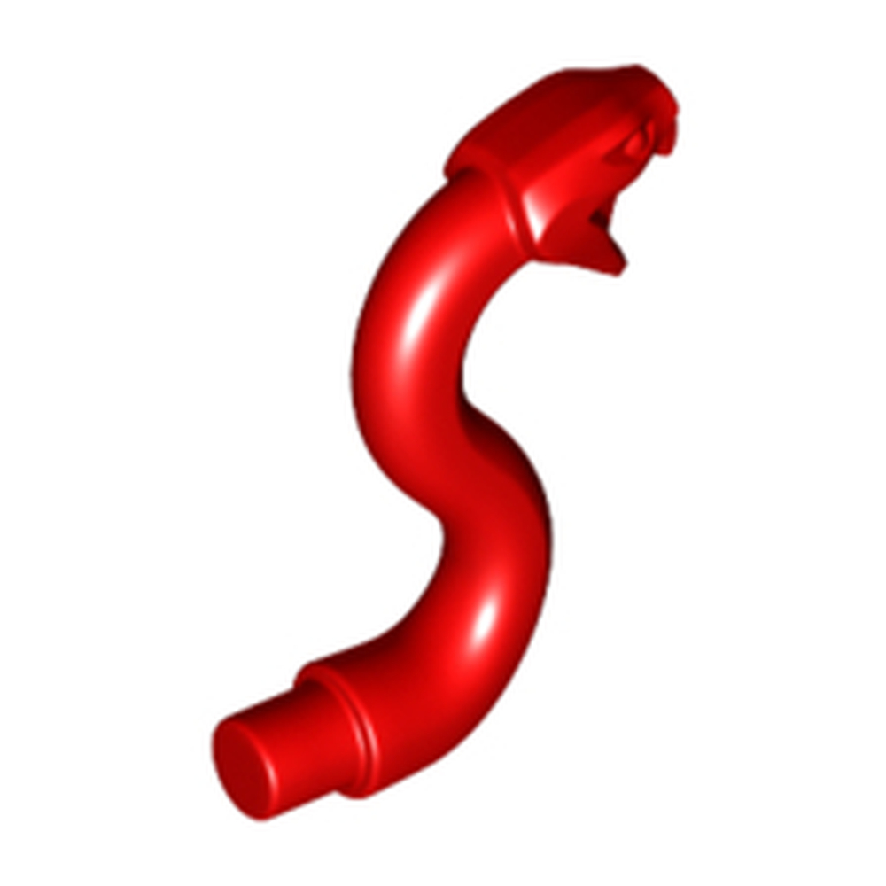 Голова змеи с шеей 28588 Red