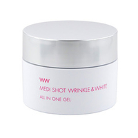 Крем-гель для ухода за зрелой кожей Meishoku Medi Shot Wrinkle&White All In One Gel 75г