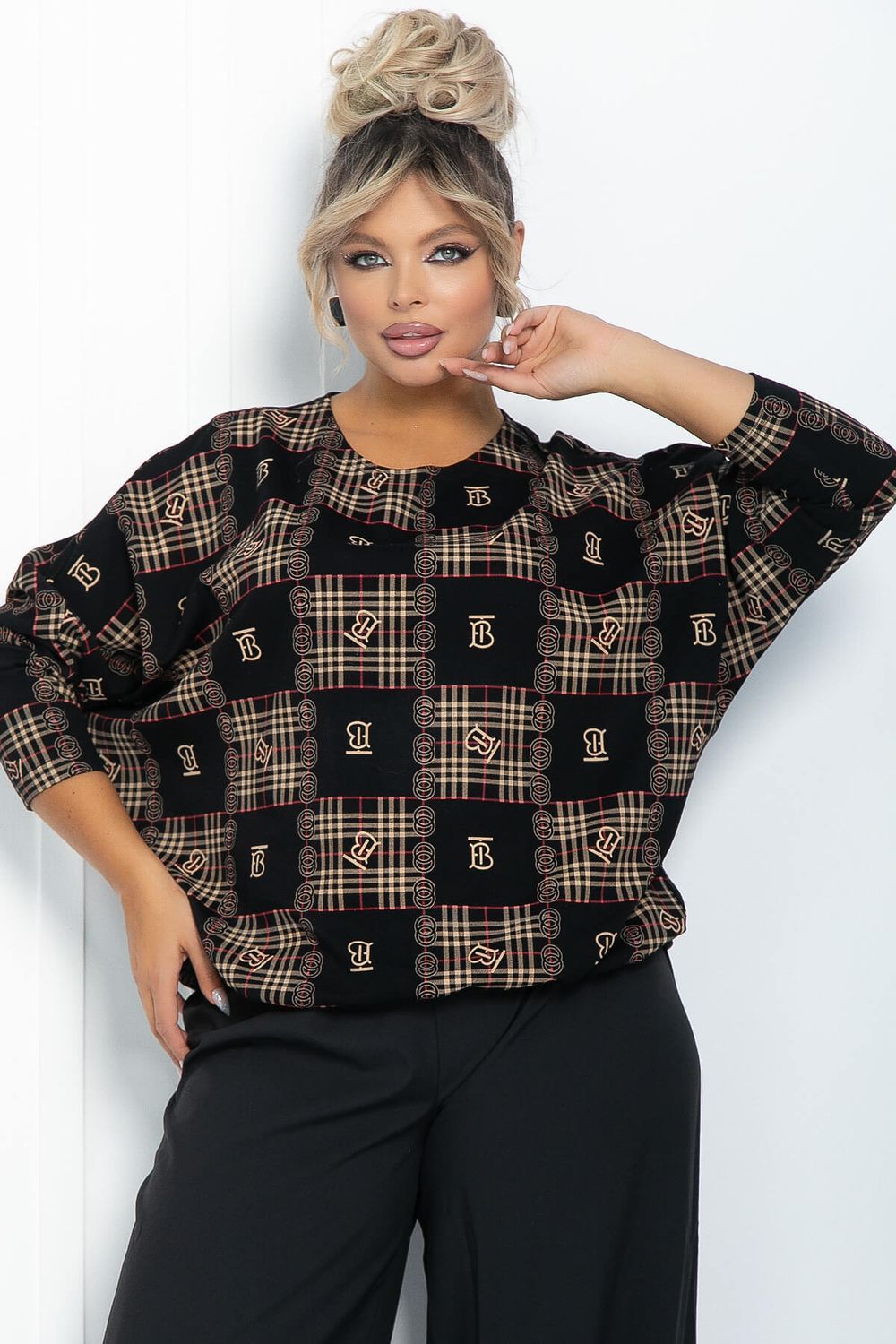 Блузон Ты вдохновение (черный) Б11878 LT Collection