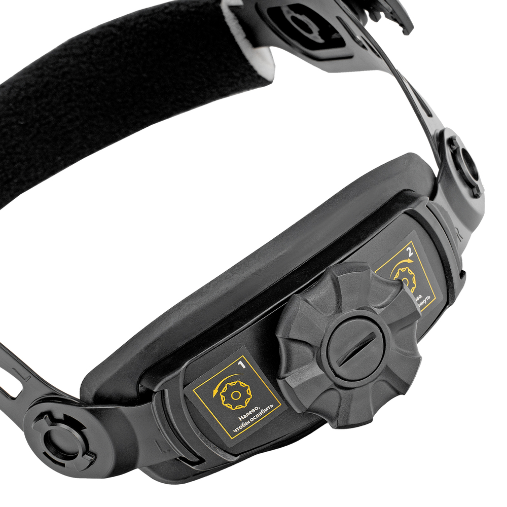 Щиток защитный лицевой (маска сварщика) F10, см. окно 100х96, Real Color, DIN 4-8/9-13 Denzel