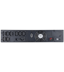 Источник бесперебойного питания Powercom MACAN SE, On-Line, 1000VA/1000W, Rack/Tower, 8*IEC320-C13, LCD, Serial+USB, SmartSlot, подкл. доп. Батарей (1076118)