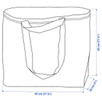 Сумка IKEA FRAKTA (ФРАКТА), Оранжевый, 45x18x45 см, 36 л