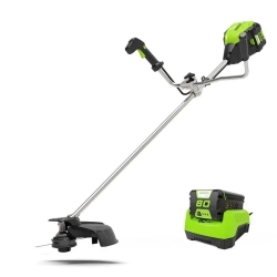 Триммер аккумуляторный Greenworks GD80BCBK2 (1 x 2 Ач, ЗУ) 1301707UA