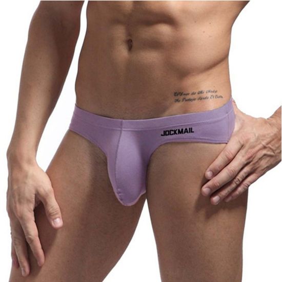 Мужские трусы брифы фиолетовые JOCKMAIL JM2025-5