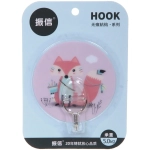 Крючок на липкой основе «ИДЕЯДОМА», зверятки с перышками, микс четыре дизайна, нагрузка 5кг/9см