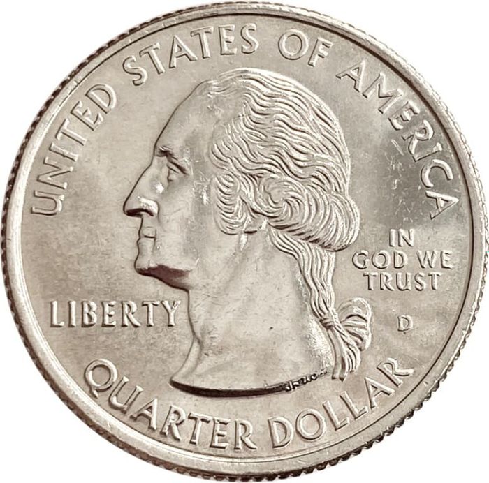 25 центов (14 доллара, квотер) 1999 США «Штат Пенсильвания» (D)