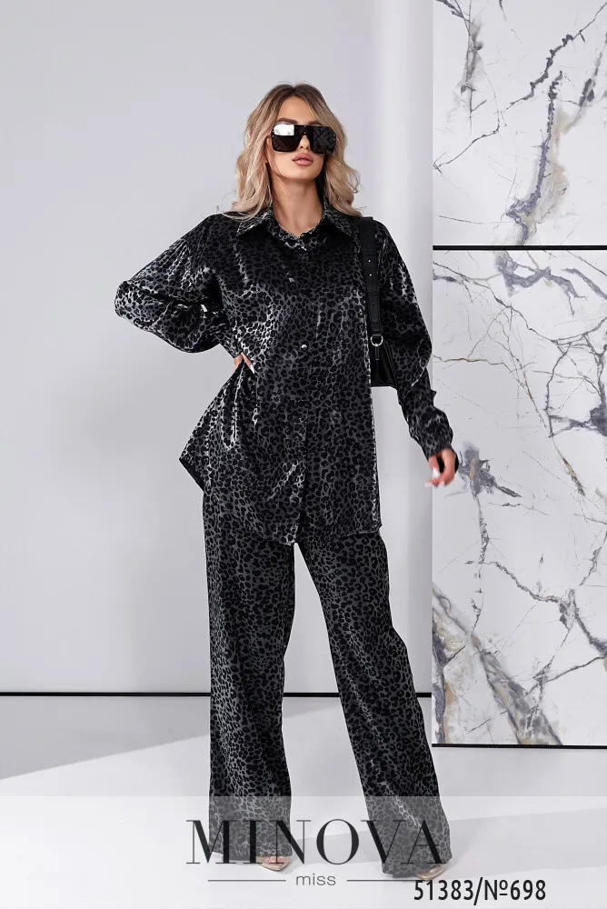 Костюм 698-черный Minova