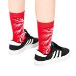 Носки Волчок Существо красные