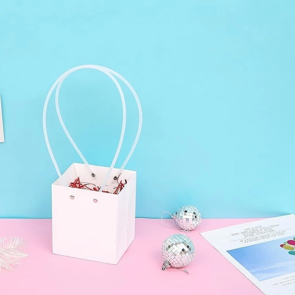 Пакет для цветов квадрат М 11,5*10,5*13 №2