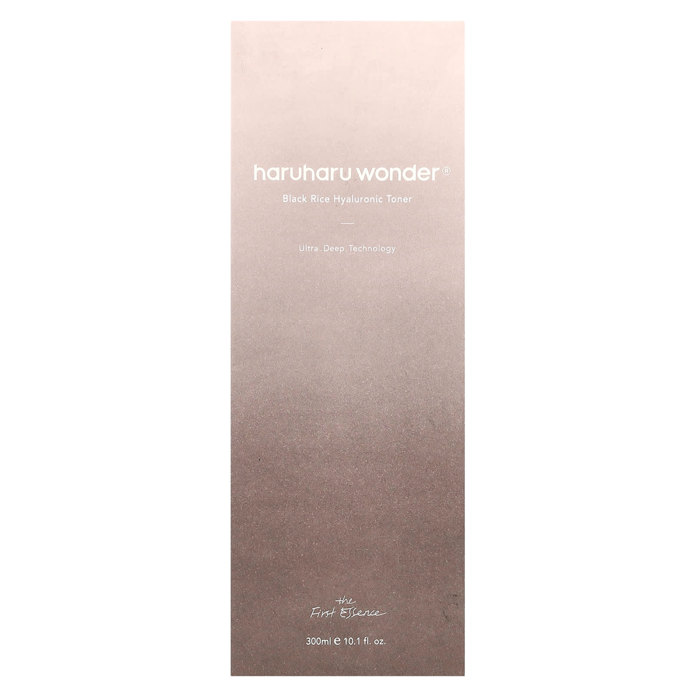 Haruharu, Wonder, гиалуроновый тоник с черным рисом, 300 мл (10,1 жидк. унции)