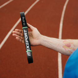 ITEX SPORT силовая лента, эспандер ленточный черный (сопротивление 10-30 кг), оптом