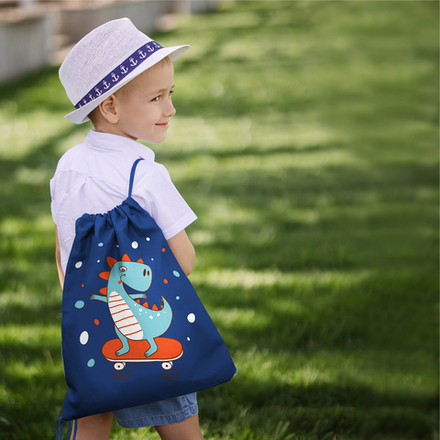 Мешок для сменки. Динозавр