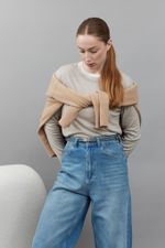 ТОНКИЙ РЕМЕНЬ С ЗАМОЧКОМ GREY|NUDE