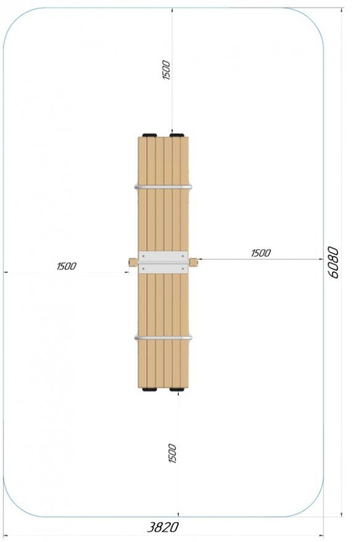 Качалка-балансир Широкая КБ-76