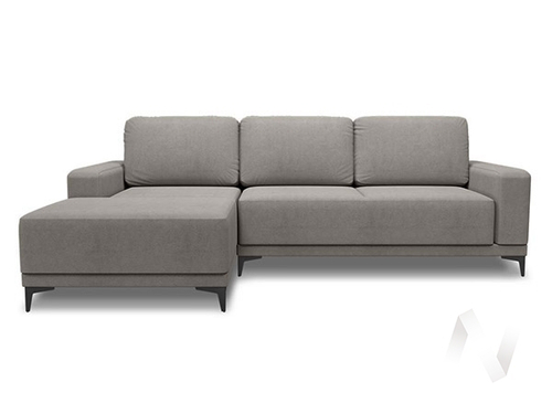 Диван угловой Капелла 2 (ДУ) левый LUMA 14 (серый)
