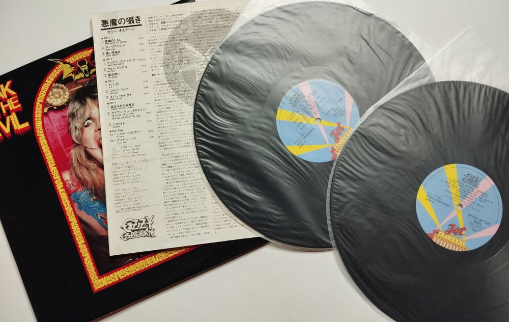 Винтажная виниловая пластинка LP Ozzy Osbourne Speak Of The Devil 2LP (Japan 1982)