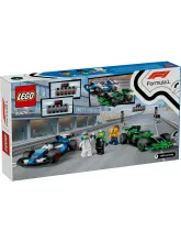 Конструктор City 60474 Старт с гоночными автомобилями F1