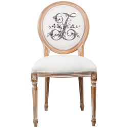 Стул Объект мечты Монограмма буквы Z