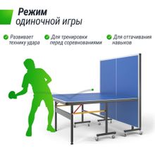Всепогодный теннисный стол UNIX Line outdoor 6mm (Blue)