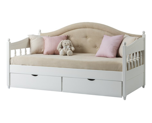 Кровать тахта Айно №6 с мягкой спинкой