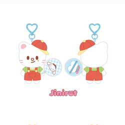 Мерч 10CM PLUSH MINI PICKET Ver. - SKZOO X SANRIO CHARACTERS (плюш-брелок)