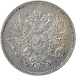 25 пенни (pennia) 1915 S, монета для Финляндии (XF)