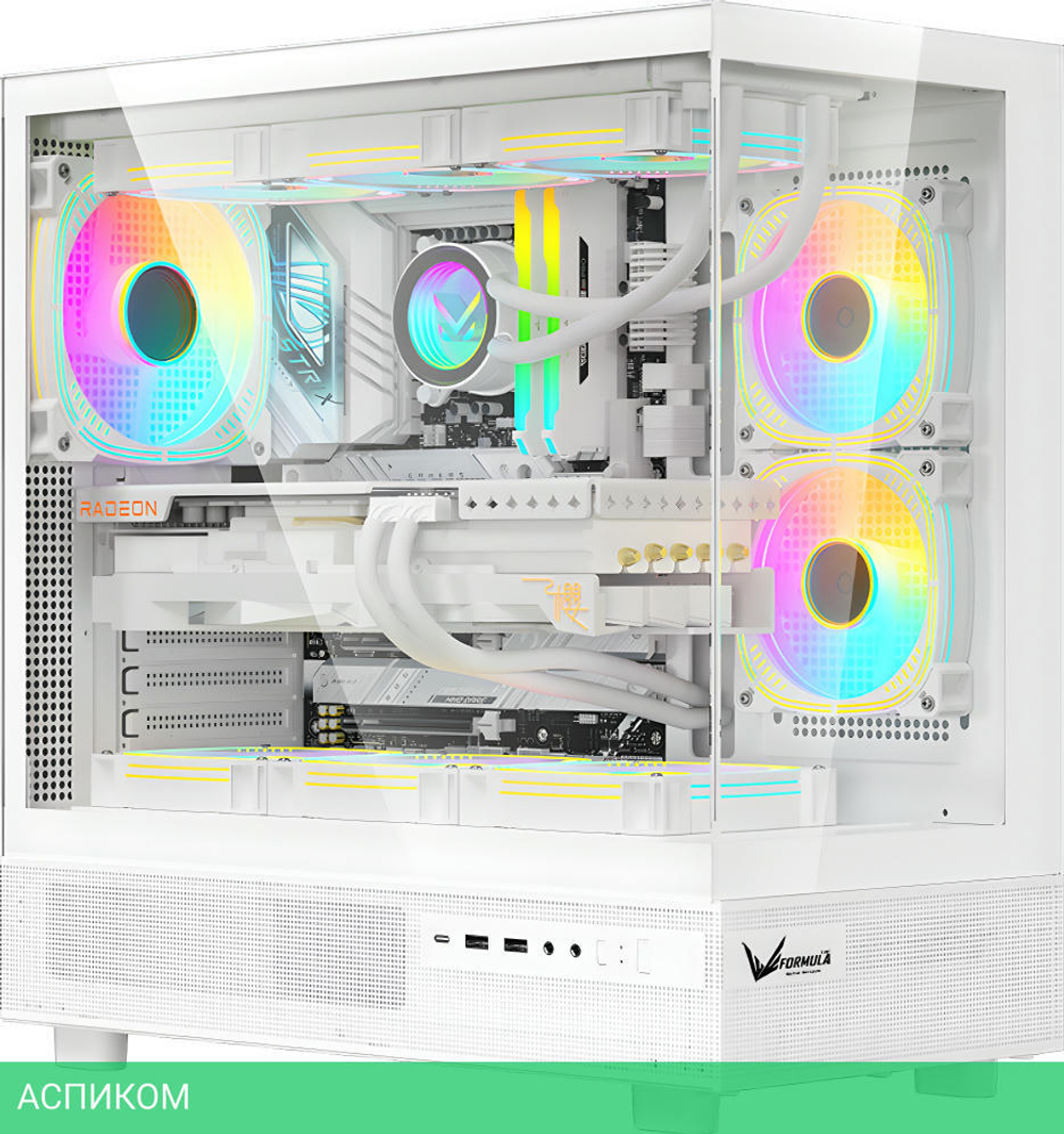 Корпус Formula Crystal Z8 FLOE белый без БП