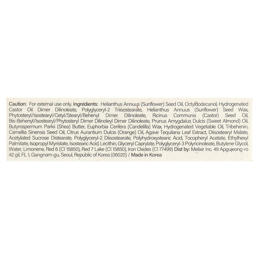 Melixir, Vegan Lip Butter™ с агавой, оттенок 03 Red бархат, 3,9 г (0,13 унции)