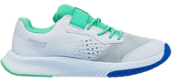 детские Кроссовки теннисные Babolat Pulsion All Court Kid - white/biscary green