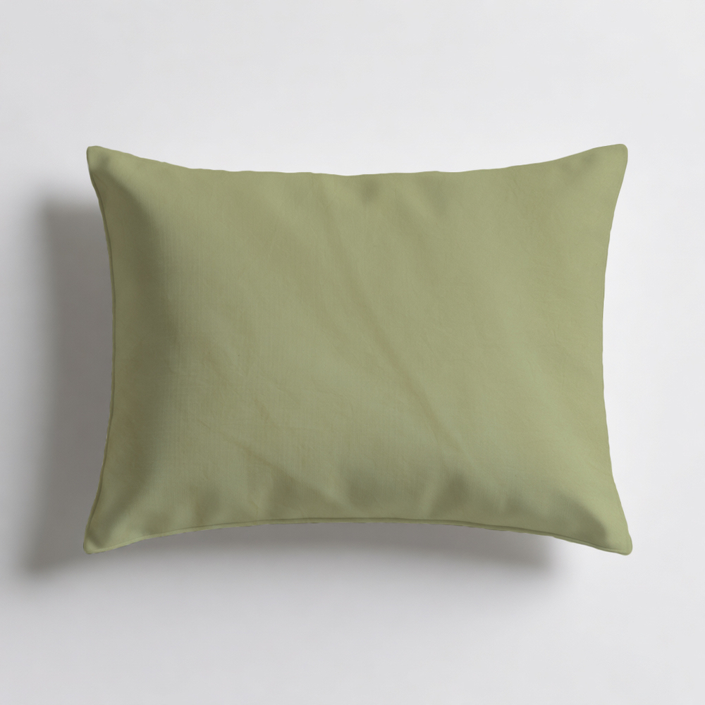 Наволочка из варёного хлопка, оливковый