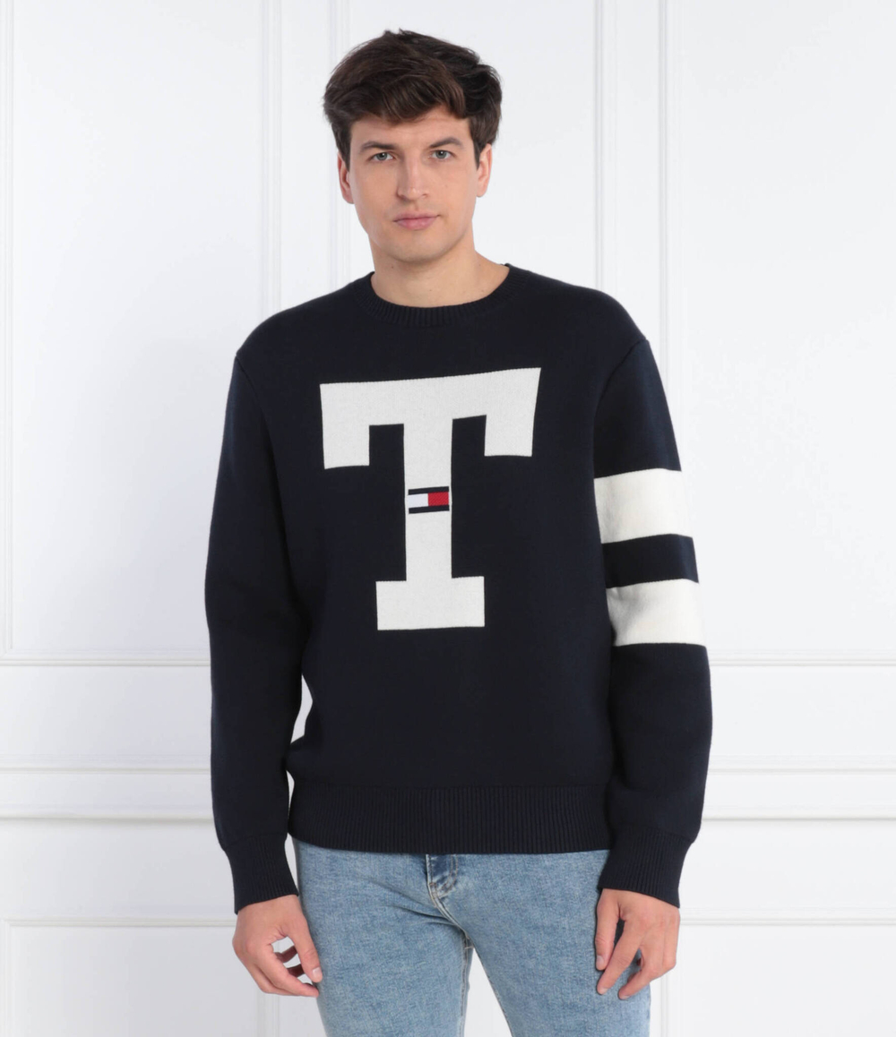Свитер TJM RLX LETTER Tommy Jeans - темно-синий(DM0DM16787)