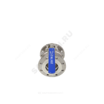 Кран шаровой нерж SS304 4120HA двухсоставной Ду 40 Ру40 фл L=140мм под электропривод с рукояткой ISO F05/F07 полнопроходной Benarmo