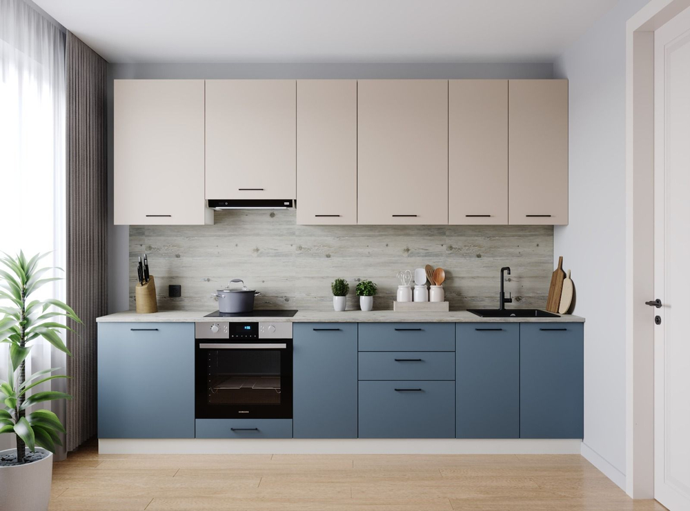 Кухонный гарнитур Fusion 3000 (верх 950 мм) (38мм)