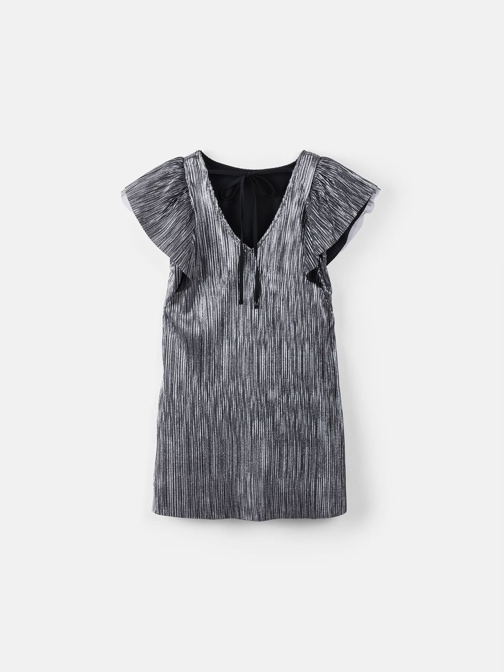 Платье с крылышками "Металлик"