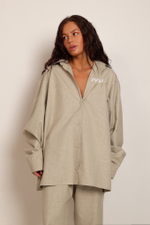 Рубашка с вышивкой из хлопка