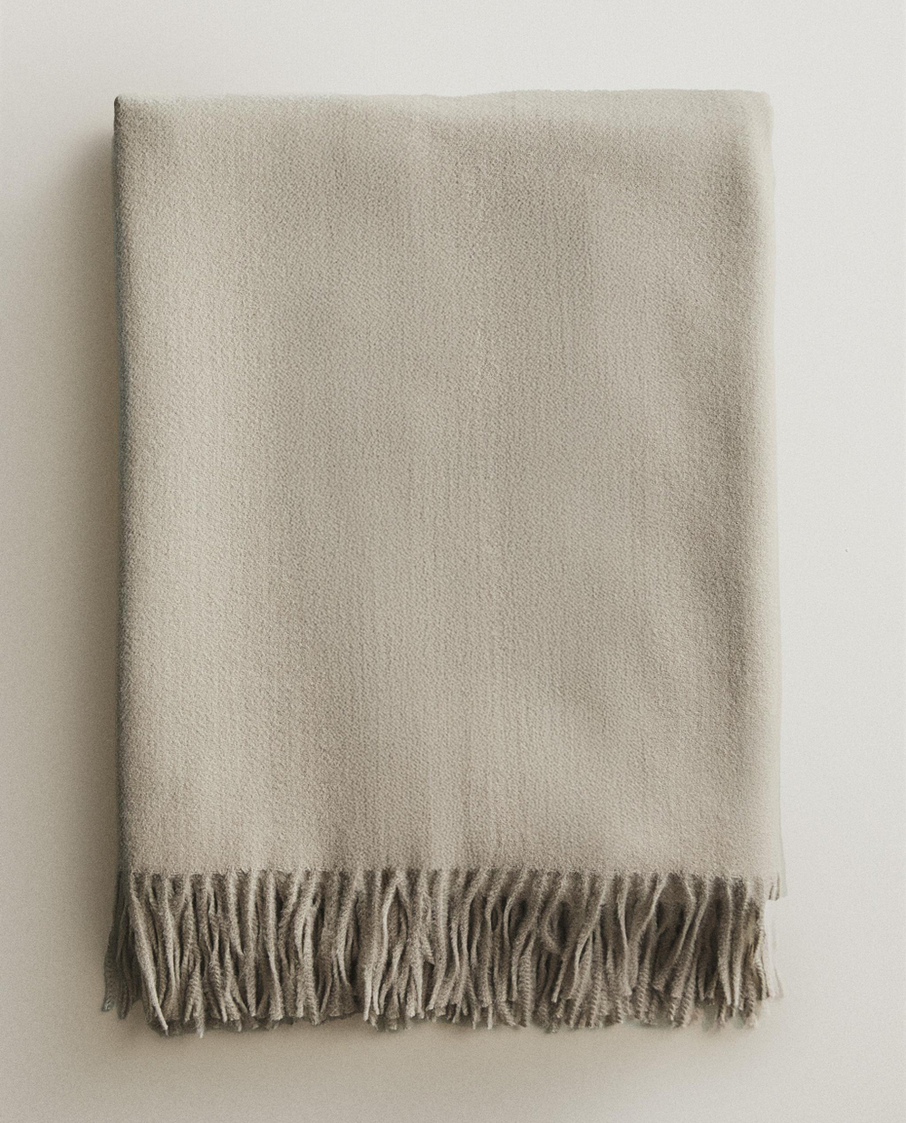 Zara Home плед из полиэстера, экрю, 140x190 см · 6301/004