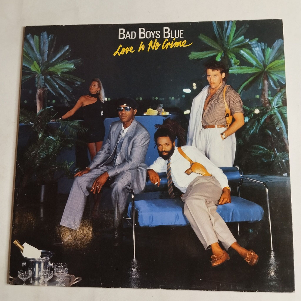 Винтажная виниловая пластинка LP Bad Boys Blue Love Is No Crime (Germany 1987)